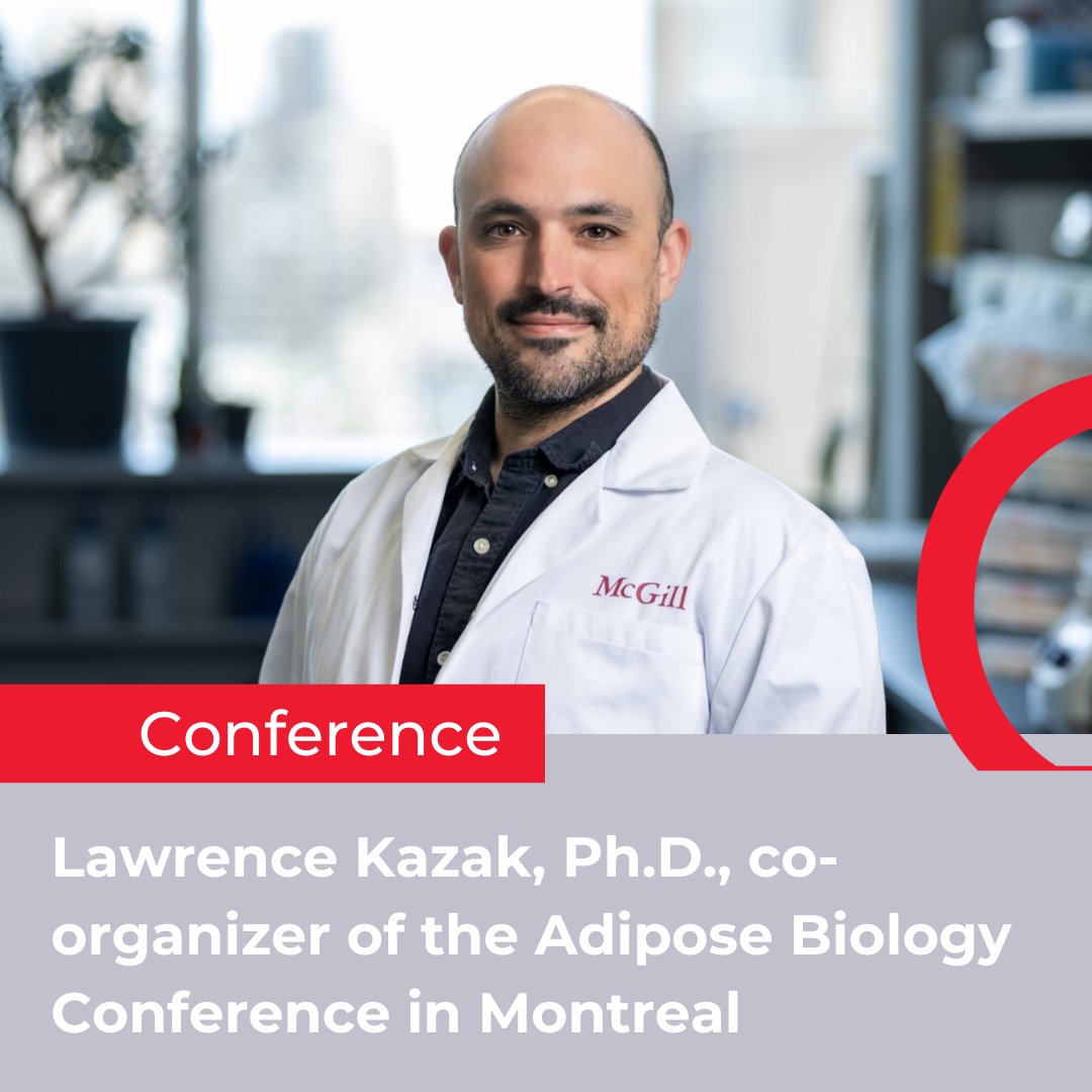 Rosalind & Morris Goodman Cancer Institute (@mcgillgci) on Twitter photo Collaboration is key to driving cancer research. Lawrence Kazak, Ph.D., <a href="/kazaklab/">Lawrence Kazak</a> co-organizer of the inaugural #AdiposeBiology Conference in Montreal, on August 19-20, 2025. Early bird pricing is available until May 1st, 2025! Learn more: adiposebiology.com Collaboration is key to driving cancer research. Lawrence Kazak, Ph.D., <a href="/kazaklab/">Lawrence Kazak</a> co-organizer of the inaugural #AdiposeBiology Conference in Montreal, on August 19-20, 2025. Early bird pricing is available until May 1st, 2025! Learn more: adiposebiology.com