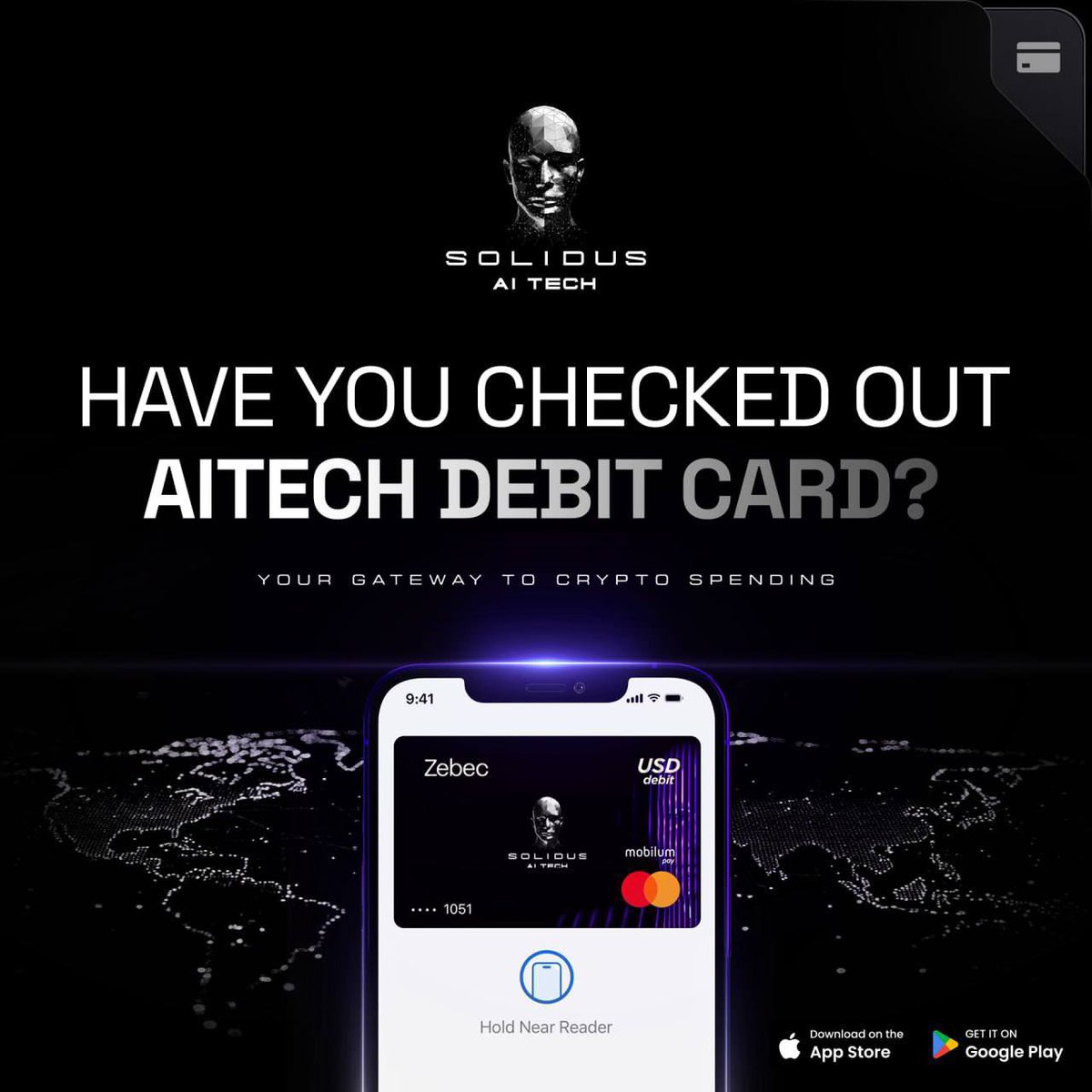 AITECHio's tweet image. ✨ Have You Checked Out the AITECH Debit Card Yet?

If you’re holding $AITECH, it’s time to start using it.

Our debit card is your all-access pass to the real-world economy.

Swipe it. Spend it. Show the world what utility looks like.

💳 Get your card here:…