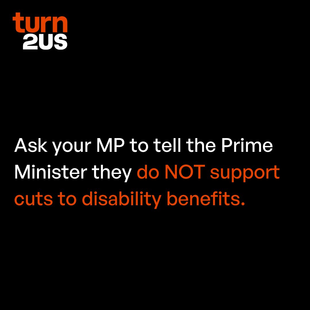 Our social security system should be here for all of us when we need it. But the government is proposing harmful cuts to disability benefits.  

We need our MPs to speak up. Will you ask your MP to oppose the cuts?

Write to your MP today: win.newmode.net/turn2us/campai…