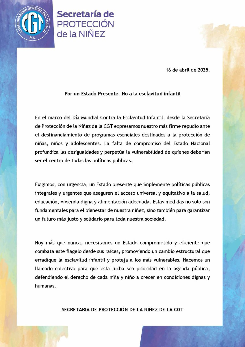 udocbacentral's tweet photo. 🔴NO a la esclavitud infantil https://t.co/9Pjt2l9kob