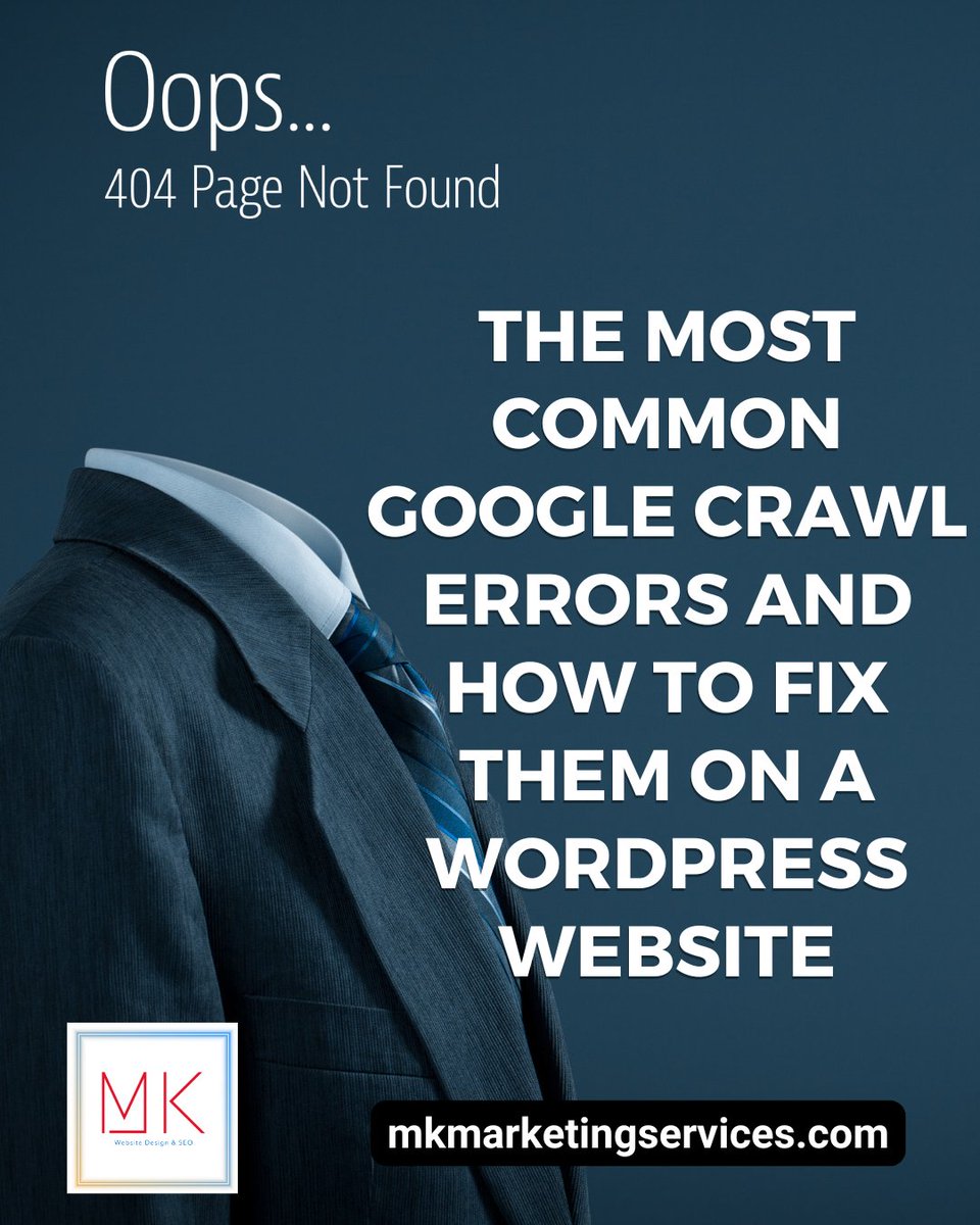 mkwebsiteandseo's tweet image. The Most Common Google Crawl Errors and How to Fix Them on a WordPress Website!
mkmarketingservices.com/the-most-commo… 
#MKMarketing #BlogPost #CommonErrors