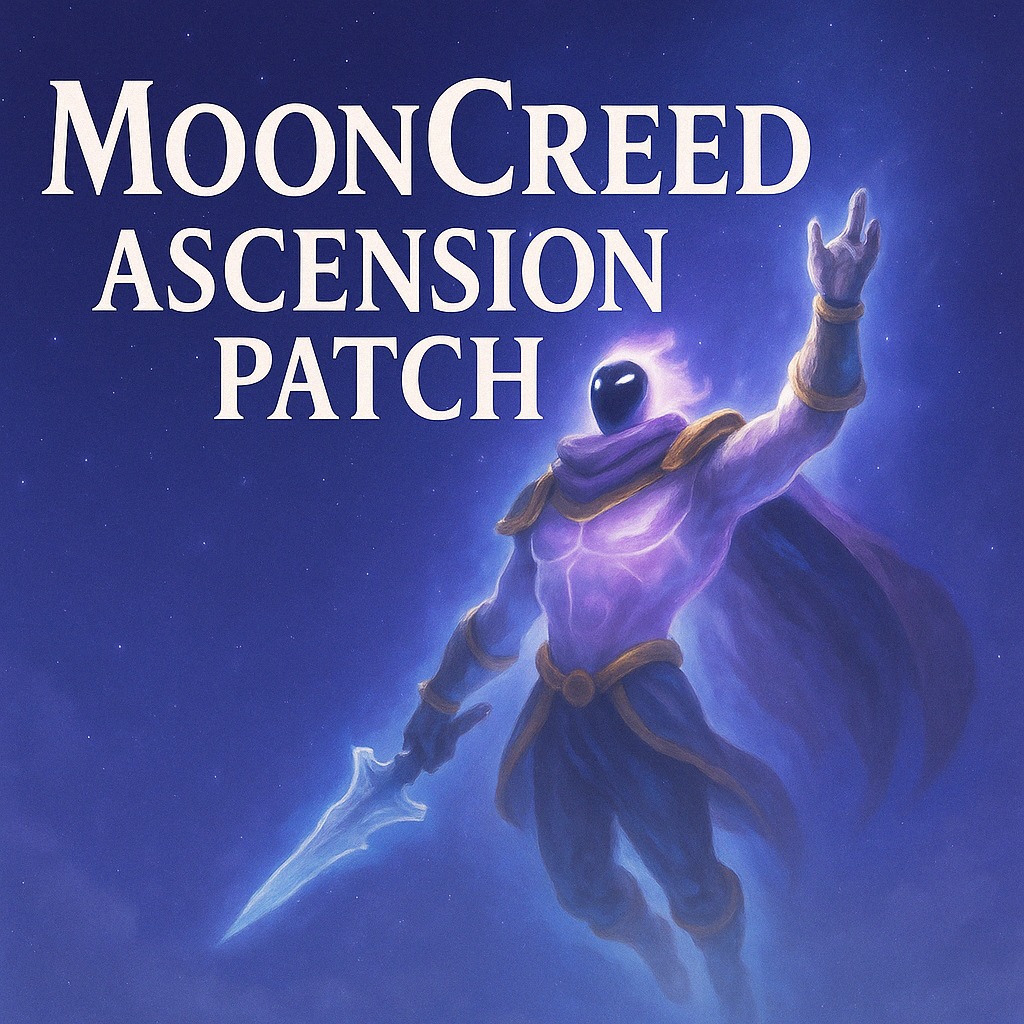 🚨 Ascension system is here!
🎯 New UI, balance updates, and hot discounts await!
💥 Now 20% off!
🎮 Try Moon's Creed today!

🔗 store.steampowered.com/app/2340510/Mo…

#indiegame #deckbuilder #rogulike #moonscreed #game  #indiedev #gaming #gamedevelopment #gamer