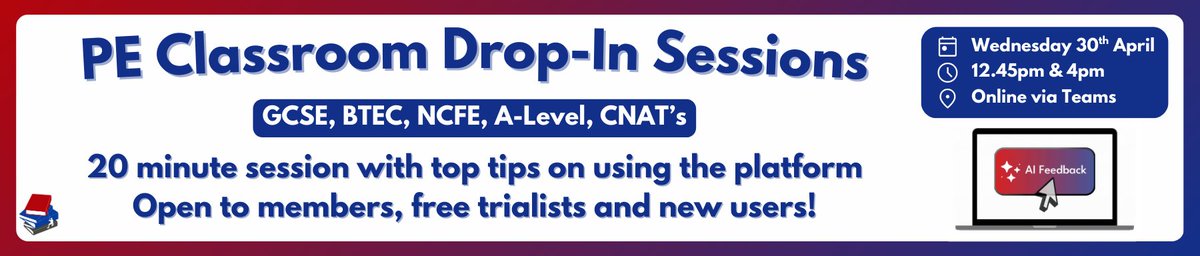 We are offering two free drop-in sessions on Wednesday, 30th April. The short session will focus on the key online features of the platform and how you can benefit from using them during the exam season. 

Anyone can attend, whether you are looking for a tutorial, a refresh or