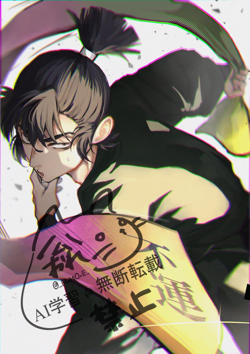 #rkrn 
友人にプレゼントする為に全力で描いた
食満留三郎