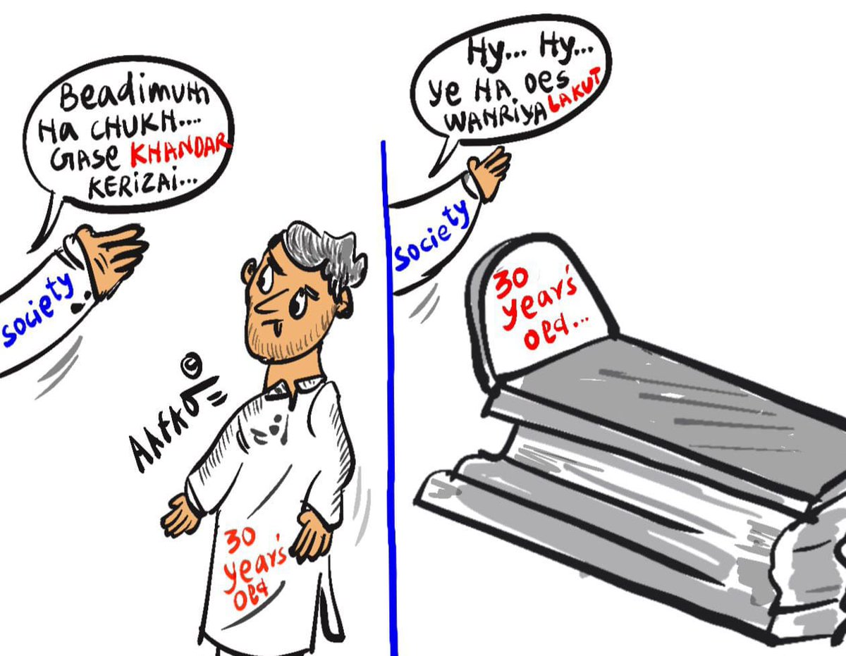 kashmircrownews's tweet photo. #KashmirCrownCartoon By #Afaaq
#society https://t.co/vjsxBryYL4