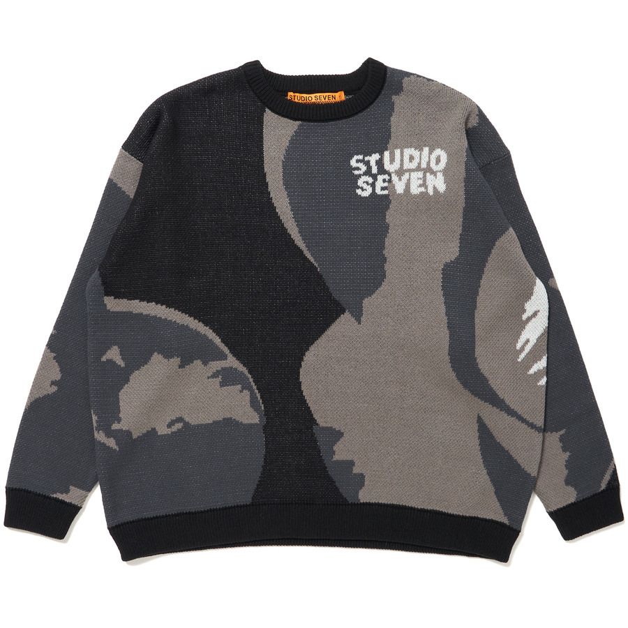 Pickup Item】 Big Flower Pattern Knit ¥27,500 tax in ゆったりと 