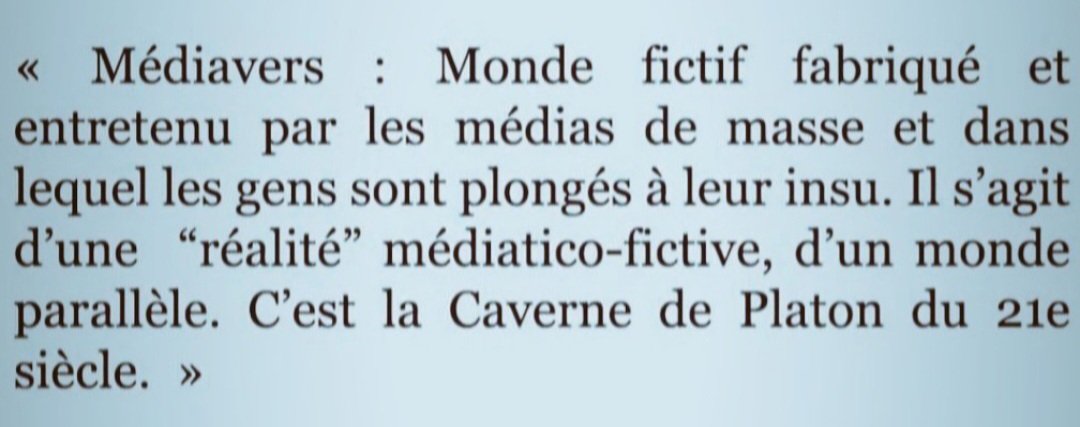 Au XXIe siècle, le Médiavers est de loin la plus grande entreprise de manipulation de masse et de colonisation des esprits : partout sur la planète, des milliards de personnes vivent dedans sans même en avoir conscience.