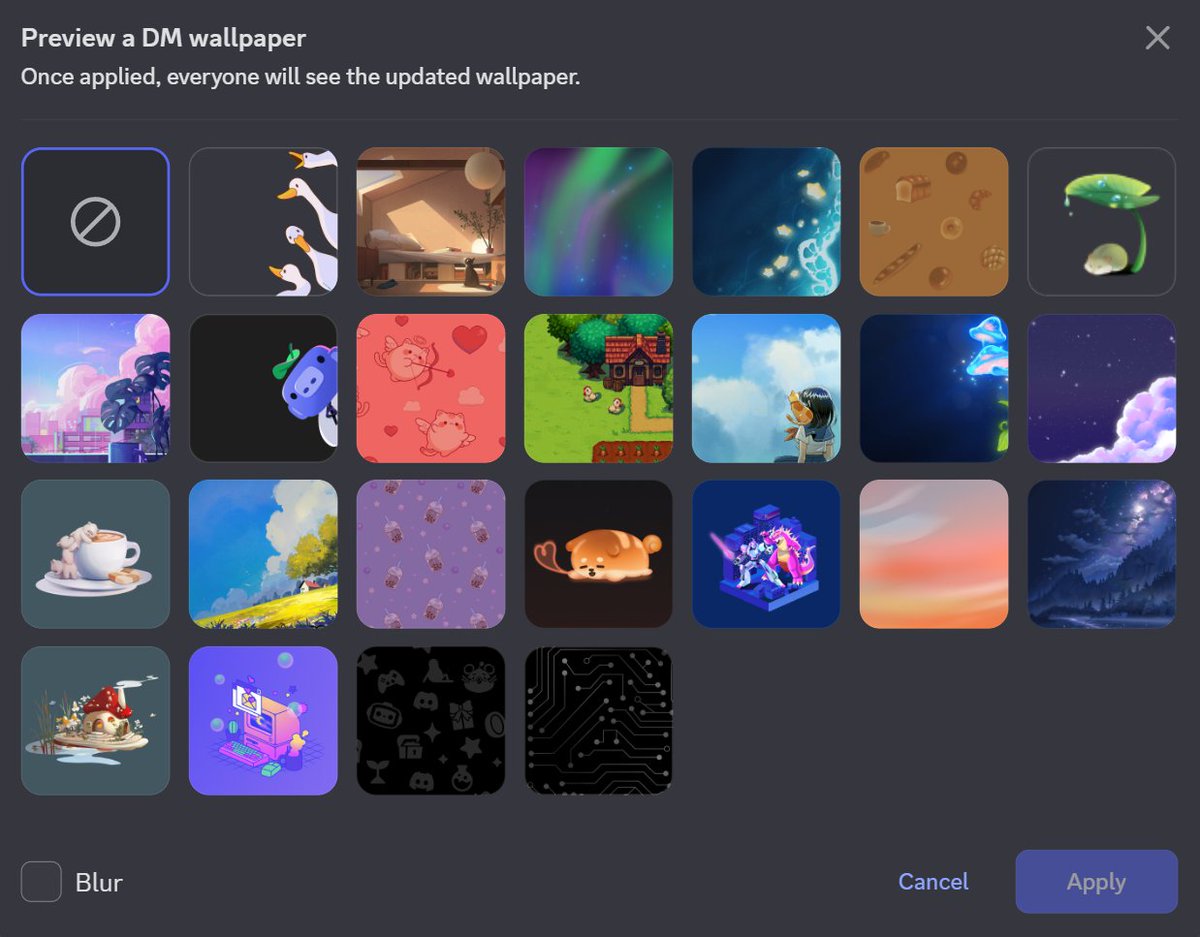 Discord Nitroユーザー向けにDM の壁紙を設定できるようになるらしいんだけど、個人ごとに壁紙設定、しかも自分でアップロードした画像が設定できるようになったらいいよねぇ