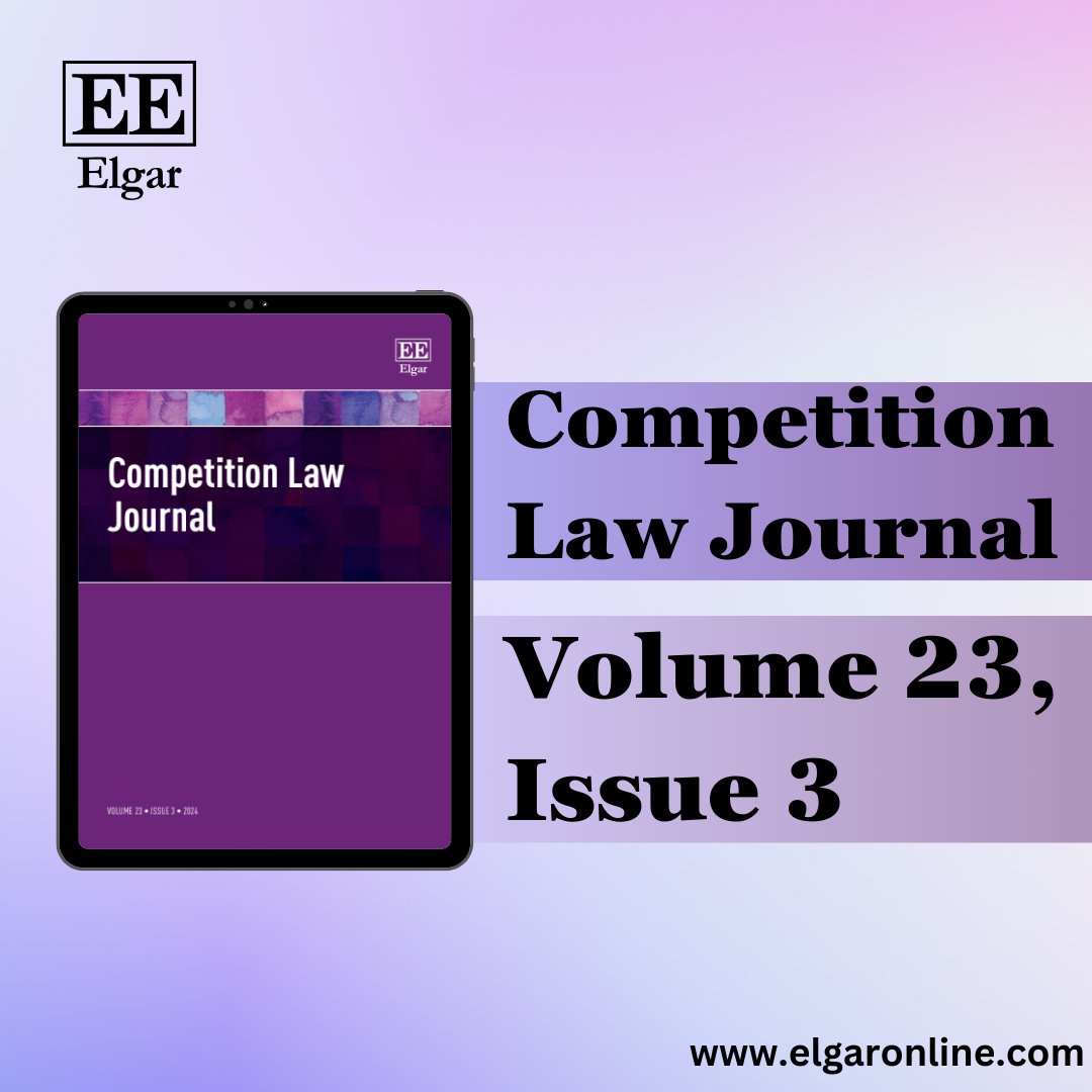 Elgar Law (@elgar_law) on Twitter photo OUT NOW: We are pleased to announce the publication of Volume 23, Issue 3 of <a href="/CompLawJournal/">Competition Law Journal</a> Click here for a free article and more information on how to subscribe createsend.com/t/r-2C2132D9C1… OUT NOW: We are pleased to announce the publication of Volume 23, Issue 3 of <a href="/CompLawJournal/">Competition Law Journal</a> Click here for a free article and more information on how to subscribe createsend.com/t/r-2C2132D9C1…