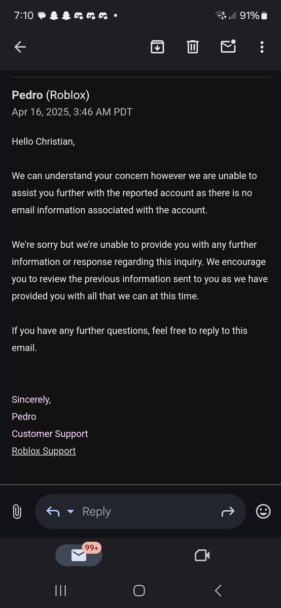 HawaiianSnowDev's tweet image. At the moment @roblox and @robloxdevrel is refusing to provide any help to recover my account that was stolen yesterday. I have all the evidence showing what happened, showing they changed my email, changed my two step, and moved all of my limiteds but still no assistance.