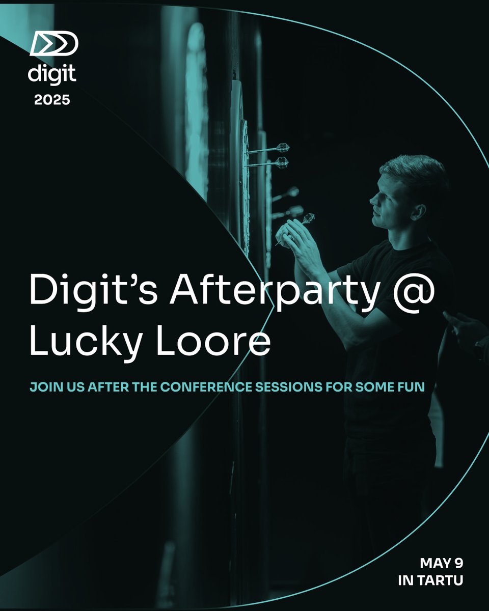 ✨ The conference wraps at 5 PM... after which it’s time to switch off work mode and turn up the volume.

Join us at Lucky Loore (aka our unofficial afterparty HQ) starting at 9 PM for the Digit afterparty! 🎉

See Digit's complete program 👉 digit.dev/program/

#digitconf