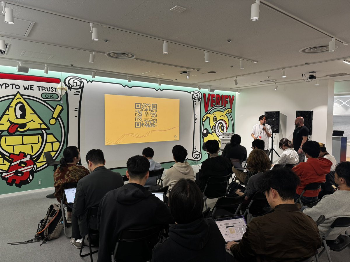 Vibes were off the charts in Tokyo 🇯🇵 
Talked Ocean Nodes with <a href="/oceanprotocol/">Ocean Protocol</a> where <a href="/mihai_mas/">Mihai</a> slurped alpha and summoned some serious data magic

Shoutout to <a href="/wecandaoit/">Fracton Ventures - Ethereum Incubator</a> and <a href="/0xCentrum/">Centrum</a> for the dojo—real ones only. 

Builders gonna keep building 🚀