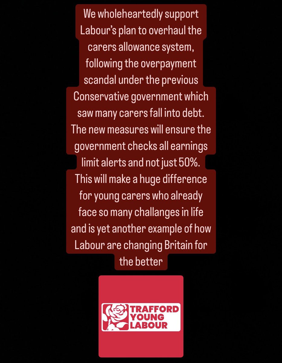 TraffordYL's tweet image. Change promised in 2024, being delivered in 2025. #younglabour #labourparty #labourpartuk
Article: theguardian.com/society/2025/a…
