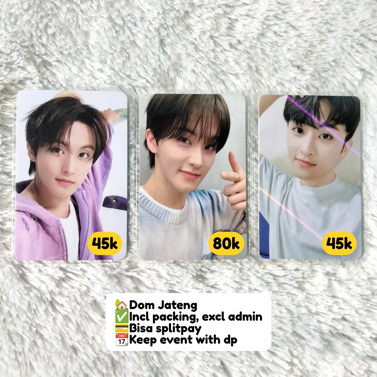 minchoo__'s tweet image. ✨wts//want to sell aab nct✨
pc mark &amp;amp; keychain nct

📍dom jateng
📆keep event with dp
❌excl admin (bisa splitpay)

tg. dream()scape unboxing event istj kms fs shanghai vertical flip dreamscape