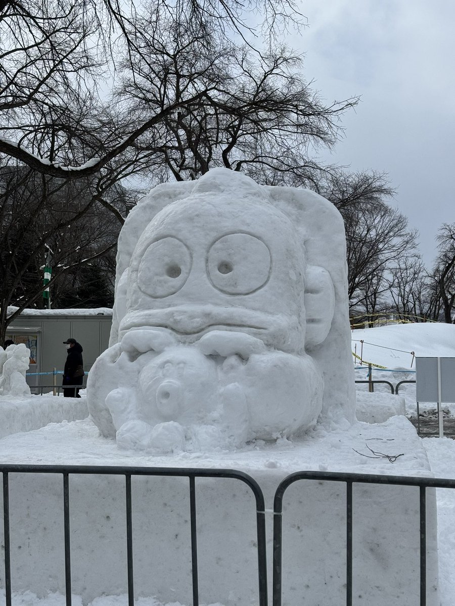 yoshimyann's tweet photo. https://t.co/cg40BLlD3G

札幌雪祭り2025! 
2日間かけて大通り会場とつどーむ会場に行きました♪
Sapporo Snow festival 2025!
I spent 2 days to look Odori Paek and Tsudome venue💕 https://t.co/bOI7ulpPbq