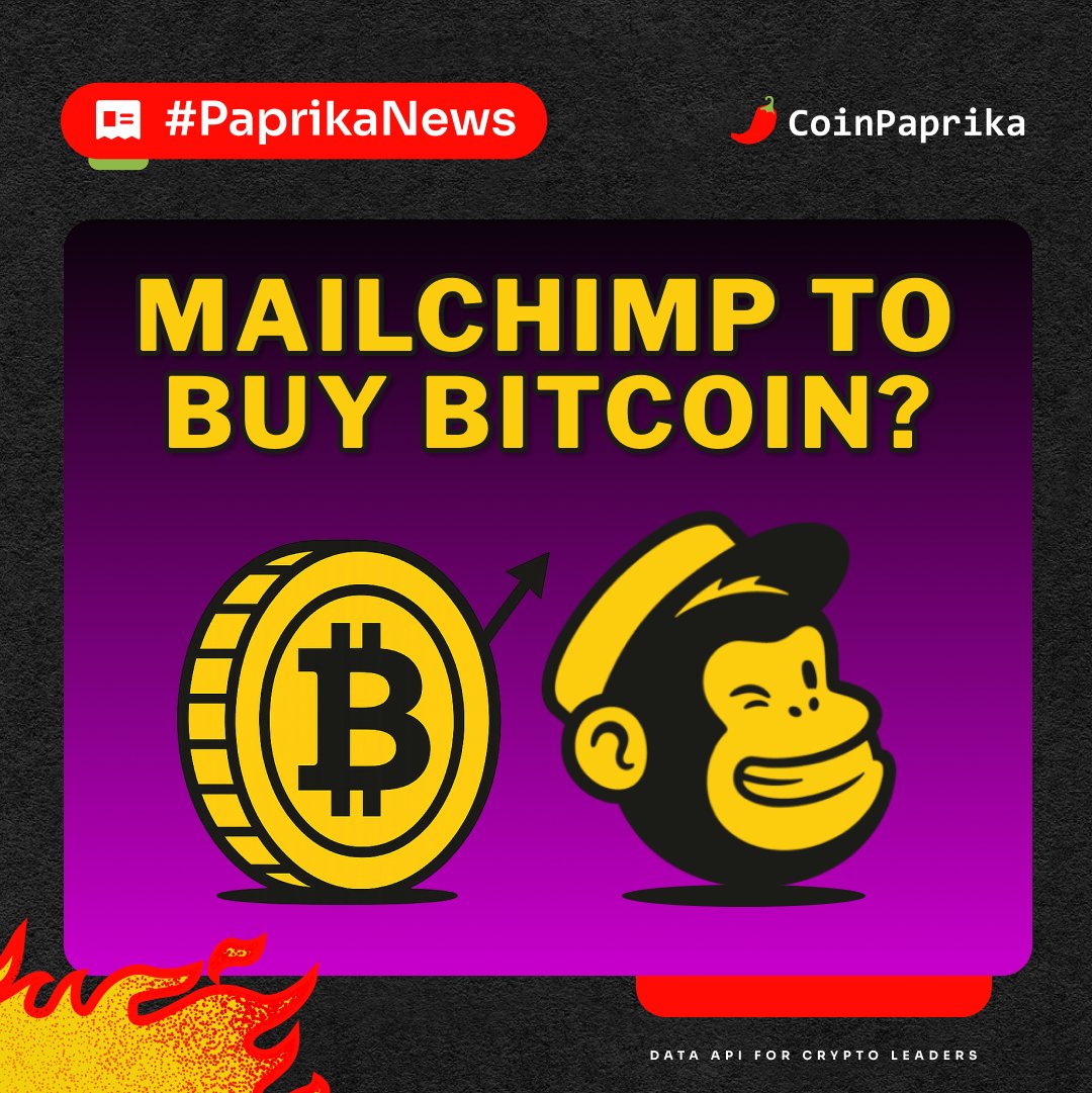 coinpaprika's tweet image. #PaprikaNews 🌶️

#MailChimp Urged to Embrace #Bitcoin!