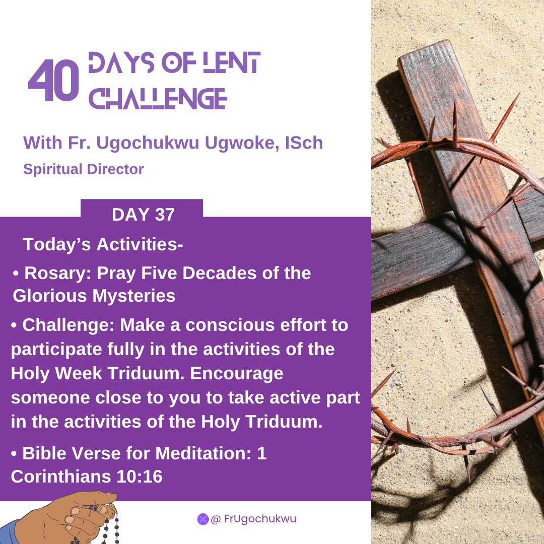 Sam_Rhex's tweet photo. Day 37
#40daysoflentchallenge
#Lent #HolyWeek2025 https://t.co/mi2xfkPxv7
