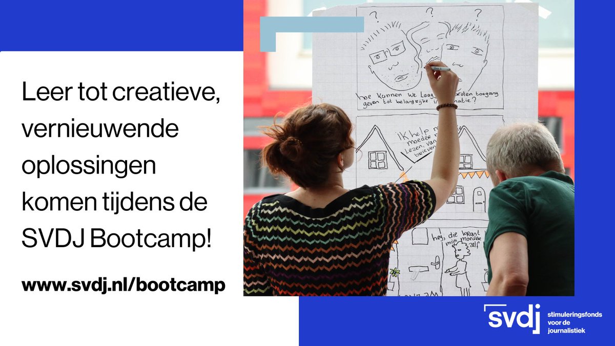 Ben jij student, starter of al een tijdje werkzaam in de journalistiek en wil je ontdekken hoe je innovatieve ideeën kunt omzetten in concrete plannen? Meld je aan voor de SVDJ Bootcamp  op 20 en 21 juni: svdj.nl/regeling/svdj-…