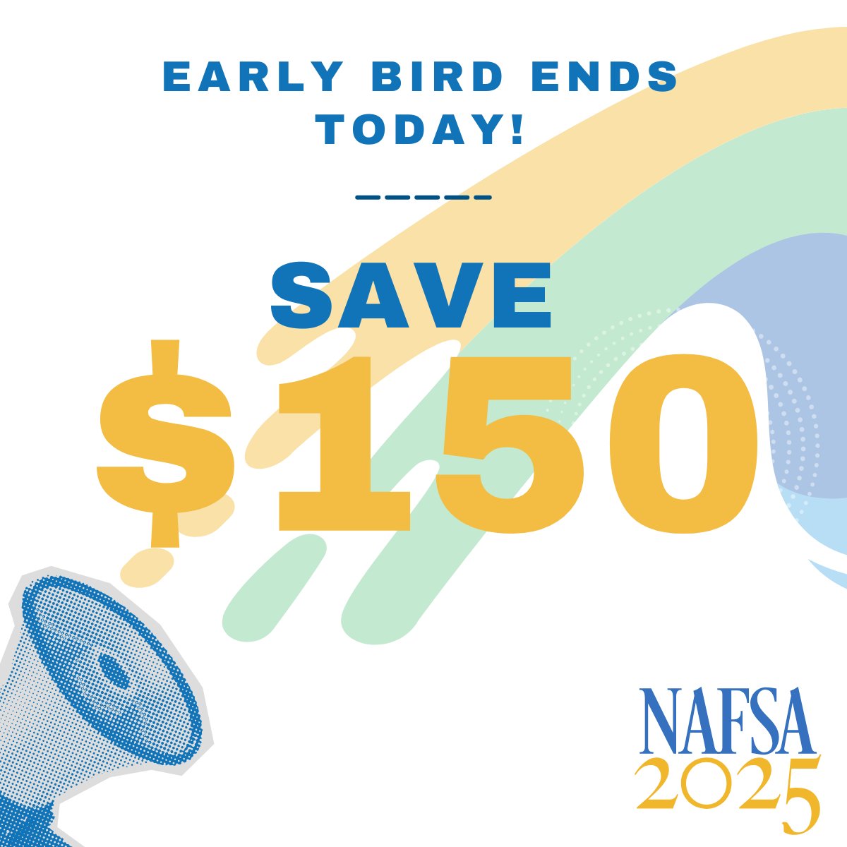 This is your last chance to secure your spot at the international education event of the year— #NAFSA2025

Secure your spot now and save! bit.ly/43ZACC8