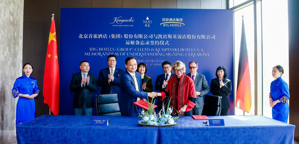 We’re proud to announce the extension of our strategic partnership with BTG Hotels, marking yet another milestone in our shared journey of over 30 years in China’s luxury hospitality landscape: kempinski.com/en/press-room/…
#LuxuryTravel #Kempinski #BTGHotels #Partnership #China