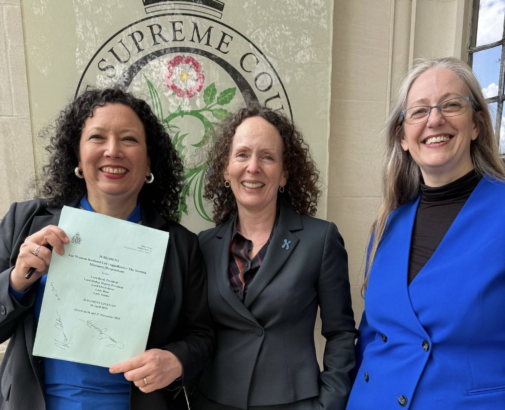 Absolutely delighted with this. 

The judgment puts women's rights back at the heart of the Equality Act