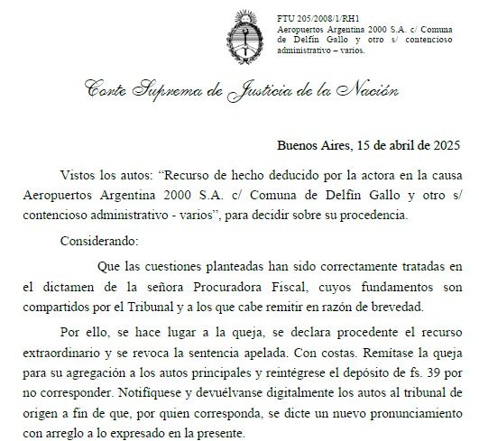 #Tasas Municipales

Una vez más, la CSJN afirma que es la Comuna o el Municipio quien se encuentra indudablemente en mejores condiciones de probar -si así hubiera ocurrido- la prestación de servicios por los cuales pretende el cobro de una tasa.