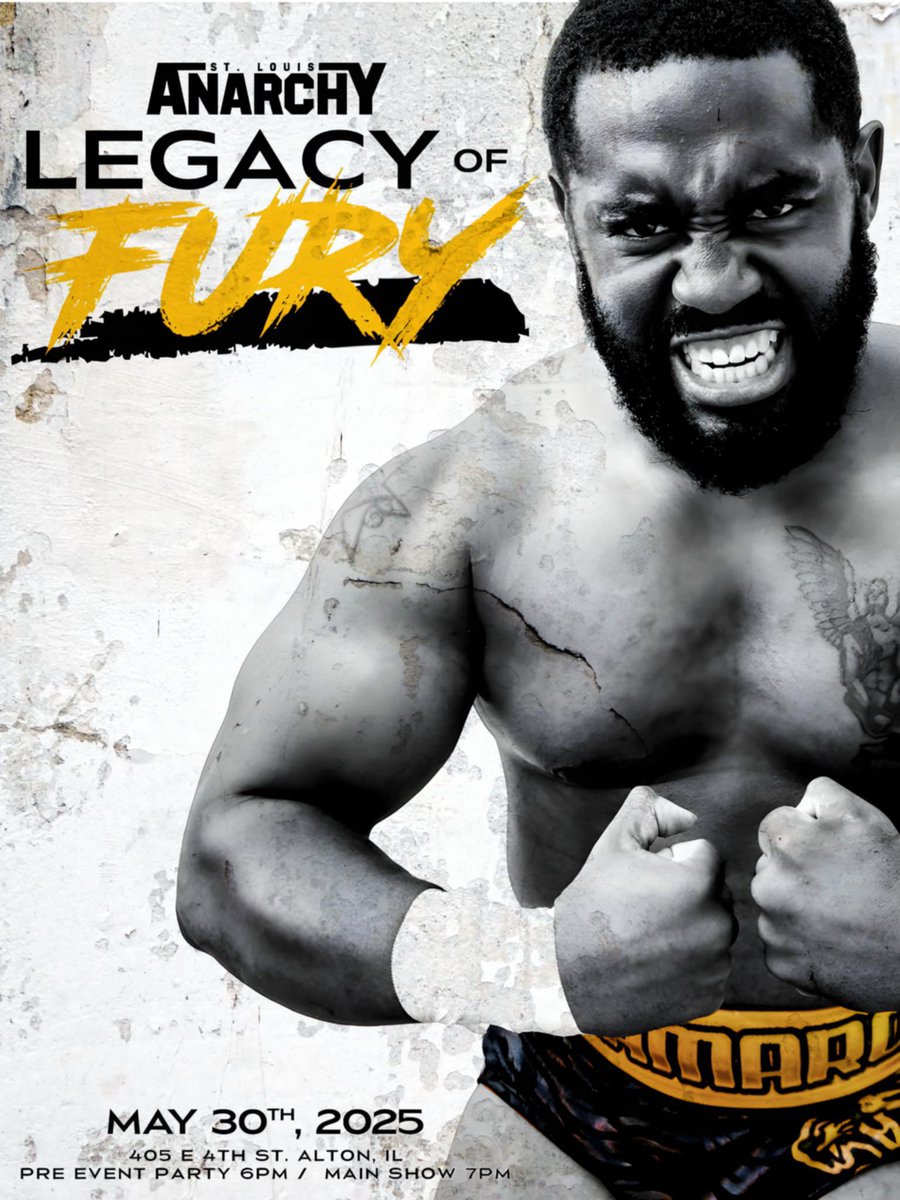 stlanarchy's tweet photo. Tickets for our next two events #SLADevils and #SLAFury are ready and waiting at https://t.co/cL1Q16K1yd we’re trying to knock out walk-in goals so hit the link and let’s #SellOutSpaulding!
405 E Fourth St. Alton, IL
Pre-Show Party: 6pm CT
Main Card: 7pm CT
Streaming LIVE worldwide on @iwtv promptly at 7pm CT!
#DoItfortheBrand