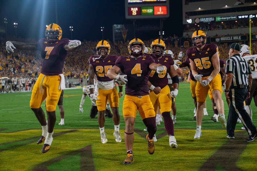 Lance McGee(3⭐️) (@lancemcgee32) on Twitter photo Excited to be at Arizona state this weekend!!🔴🟡
<a href="/ASUFootball/">Sun Devil Football</a> <a href="/BrandonHuffman/">Brandon Huffman</a> <a href="/CoachCoop84/">AJ Cooper</a> <a href="/coachmaxsilver/">Max Silver</a>
<a href="/CoachOmura/">Josh Omura</a> <a href="/D_Co0p/">Deontrae Cooper</a> <a href="/VinceAmey/">Vince Amey</a> <a href="/Coach_Diron/">Diron Reynolds</a> Excited to be at Arizona state this weekend!!🔴🟡
<a href="/ASUFootball/">Sun Devil Football</a> <a href="/BrandonHuffman/">Brandon Huffman</a> <a href="/CoachCoop84/">AJ Cooper</a> <a href="/coachmaxsilver/">Max Silver</a>
<a href="/CoachOmura/">Josh Omura</a> <a href="/D_Co0p/">Deontrae Cooper</a> <a href="/VinceAmey/">Vince Amey</a> <a href="/Coach_Diron/">Diron Reynolds</a>