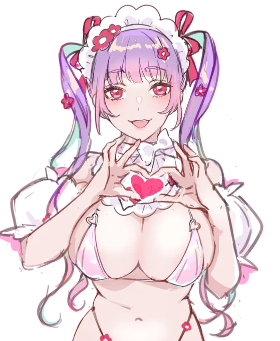 男性向けっぽい感じのかわいい女って…?って練習してたやつです これは