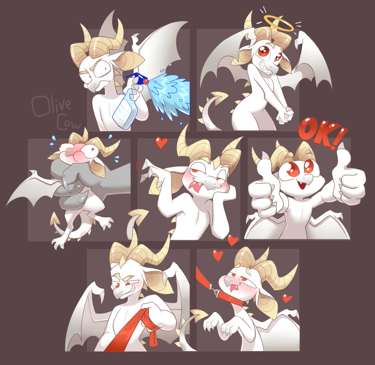 Stickers for <a href="/AmbrinSetSails/">Ambrin The Dragon</a> 🤍