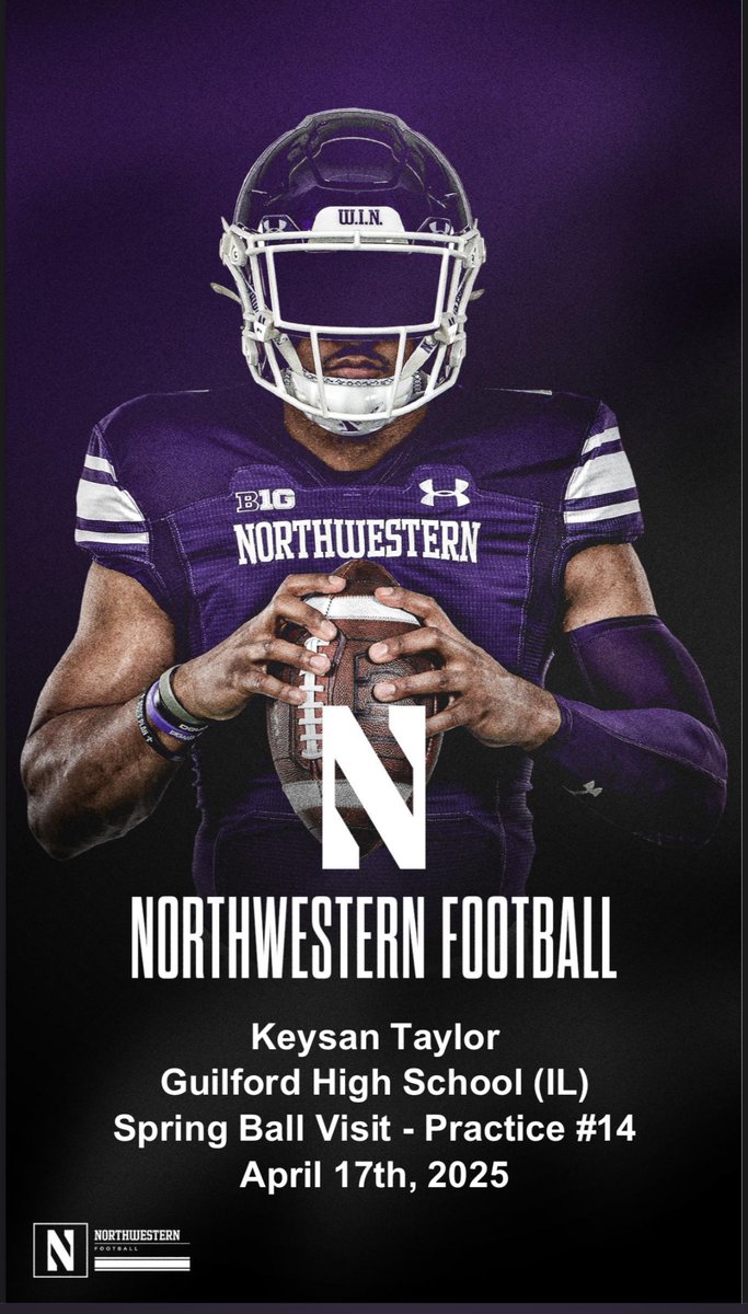 Keysan Taylor (@keysan_taylor) on Twitter photo Blessed and thankful for the opportunity to be at Northwestern University tomorrow. Thank you <a href="/NUFBFamily/">Northwestern Football</a> <a href="/Coach_Mulford/">Sam Mulford</a> for having me. <a href="/PetersNUFB/">Zach Peters</a> <a href="/GVikeAthletics/">Guilford High School</a> <a href="/AccelerationPro/">Acceleration</a> <a href="/egsports05/">Eddie Garcia</a> <a href="/EDGYTIM/">Timothy “EDGYTIM” OHalloran</a> <a href="/PrepRedzoneIL/">Prep Redzone Illinois</a> <a href="/Coach_Bergman/">Eric Bergman</a> <a href="/GridironFootbal/">Gridiron Football®</a> <a href="/scottybscout/">Scott Burgess</a> Blessed and thankful for the opportunity to be at Northwestern University tomorrow. Thank you <a href="/NUFBFamily/">Northwestern Football</a> <a href="/Coach_Mulford/">Sam Mulford</a> for having me. <a href="/PetersNUFB/">Zach Peters</a> <a href="/GVikeAthletics/">Guilford High School</a> <a href="/AccelerationPro/">Acceleration</a> <a href="/egsports05/">Eddie Garcia</a> <a href="/EDGYTIM/">Timothy “EDGYTIM” OHalloran</a> <a href="/PrepRedzoneIL/">Prep Redzone Illinois</a> <a href="/Coach_Bergman/">Eric Bergman</a> <a href="/GridironFootbal/">Gridiron Football®</a> <a href="/scottybscout/">Scott Burgess</a>