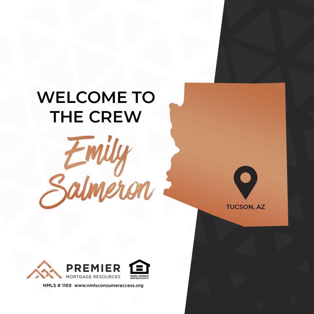 PMRLoans's tweet photo. Welcome to the team, Emily!🎉 We're so glad you're here! https://t.co/VkNlzhkaJR