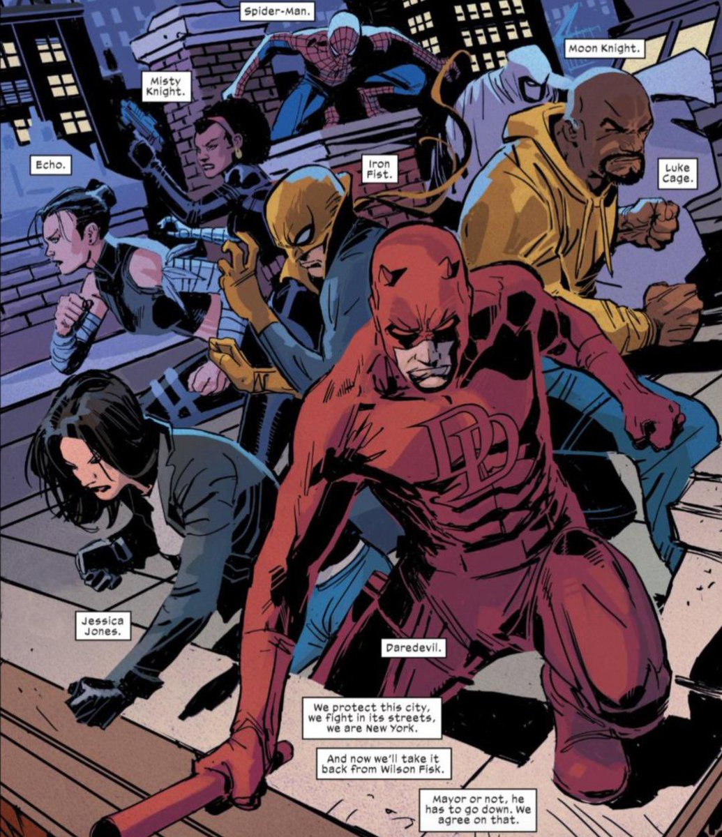 acavalier12's tweet photo. @StripMarvel El ejército... excluyendo a Spider-man, y con la nueva White Tiger https://t.co/Ba5d1E1LWK