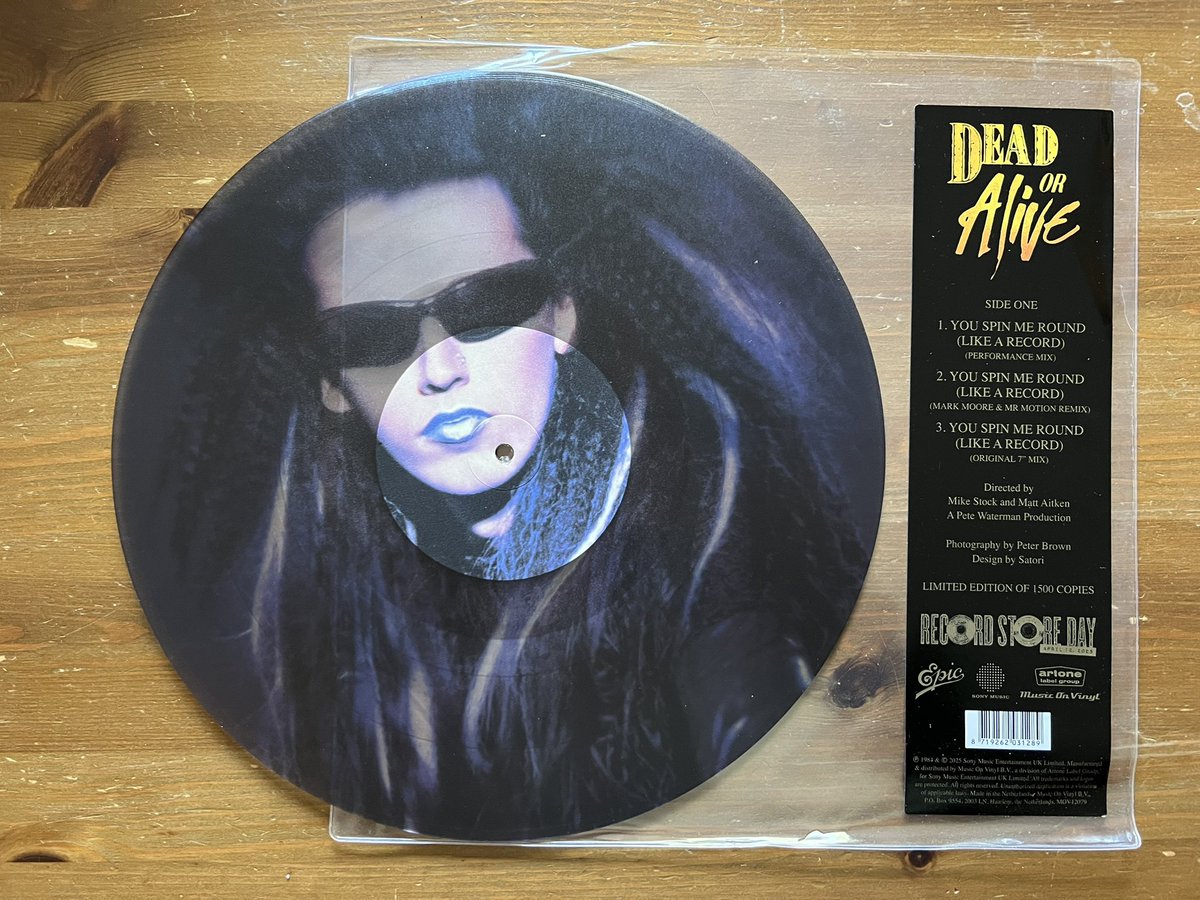 Huuuge thanks to <a href="/dyerAndie/">Andie D</a>, who managed to find me a copy of the Dead or Alive “You Spin Me Round” RSD 12” (version 2). 🎉🎉🎉