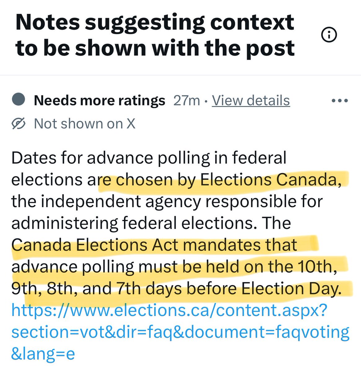 The Liberals didn’t choose it, Leslyn. 

How can you be an MP and not know that?

Oh wait, you *do* know that. 

You’re lying. 

Again. 😒