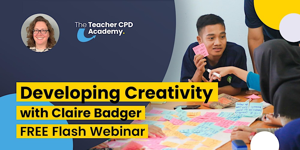 InnerDrive (@inner_drive) on Twitter photo 🚨 FREE Webinar Alert!
Developing Creativity with <a href="/badger_claire/">Claire Badger</a>
🗓 Thursday 8 May | 🕓 4–4:20pm BST | 💻 Online
Can creativity and cognitive science coexist in the classroom? Spoiler: yes.
Sign up now: eventbrite.co.uk/e/free-flash-w… 🚨 FREE Webinar Alert!
Developing Creativity with <a href="/badger_claire/">Claire Badger</a>
🗓 Thursday 8 May | 🕓 4–4:20pm BST | 💻 Online
Can creativity and cognitive science coexist in the classroom? Spoiler: yes.
Sign up now: eventbrite.co.uk/e/free-flash-w…
