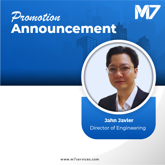 m7services's tweet image. M7 is excited to announce that Jahn Javier (JR) has been promoted to Director of Engineering at M7 Services! His broad expertise and proven abilities have paved the way for this well-deserved step forward—Congratulations, Jahn! 

#Promotion #Engineering #ITMSP #TeamM7 #M7Proud