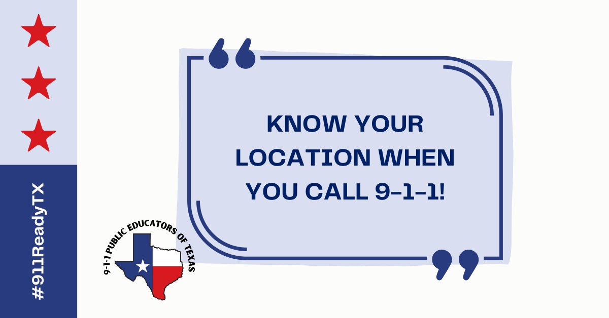 9-1-1 telecommunicators work tirelessly to connect you with the help you need—but there are a few things they wish everyone knew before calling. These simple tips can save time and lives. Help us spread the word! 💙 #911ReadyTX