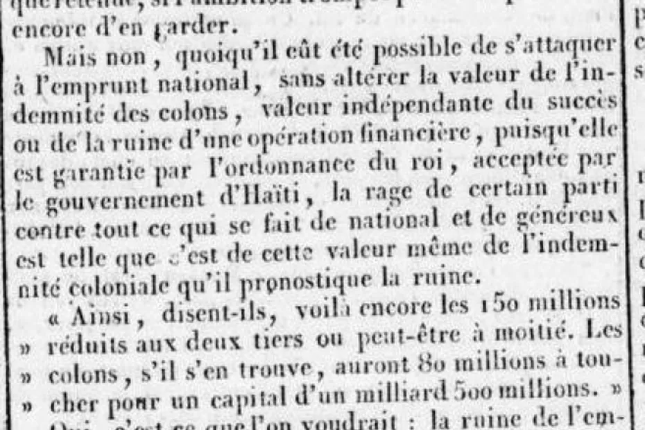la1ere's tweet photo. Dette haïtienne : 200 ans après l'ordonnance de Charles X, la France veut "regarder l'histoire en face"
💻📱https://t.co/BDQqi9J6Wd https://t.co/K2yAt0h3ZN