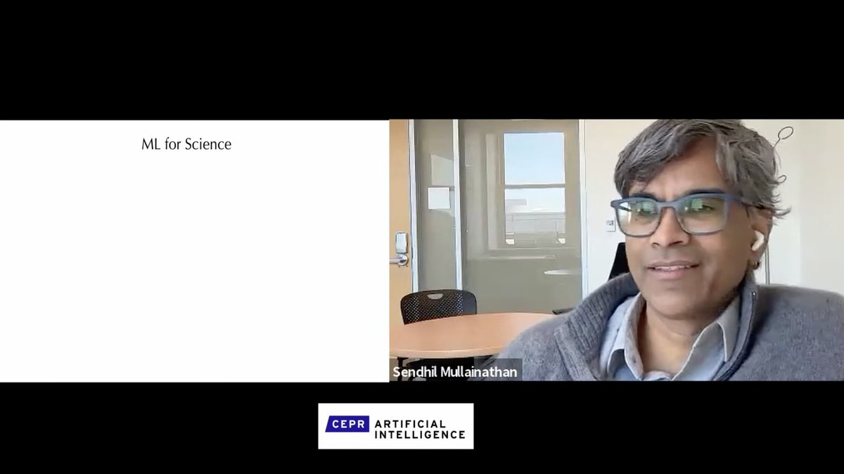 Alvaro Ortiz | @BBVAResearch & CRIW (NBER) (@alvaroortiz1968) on Twitter photo CEPR Webinar Series on the Economics of Artificial Intelligence 3: Science in the Age of Algorithms by <a href="/m_sendhil/">๐๐๐ง๐๐ก๐ข๐ฅ ๐๐ฎ๐ฅ๐ฅ๐๐ข๐ง๐๐ญ๐ก๐๐ง</a> with <a href="/akorinek/">Anton Korinek</a> & <a href="/aNniLiang/">Anni Liang</a>
youtu.be/p4mF4c1ZLv CEPR Webinar Series on the Economics of Artificial Intelligence 3: Science in the Age of Algorithms by <a href="/m_sendhil/">๐๐๐ง๐๐ก๐ข๐ฅ ๐๐ฎ๐ฅ๐ฅ๐๐ข๐ง๐๐ญ๐ก๐๐ง</a> with <a href="/akorinek/">Anton Korinek</a> & <a href="/aNniLiang/">Anni Liang</a>
youtu.be/p4mF4c1ZLv