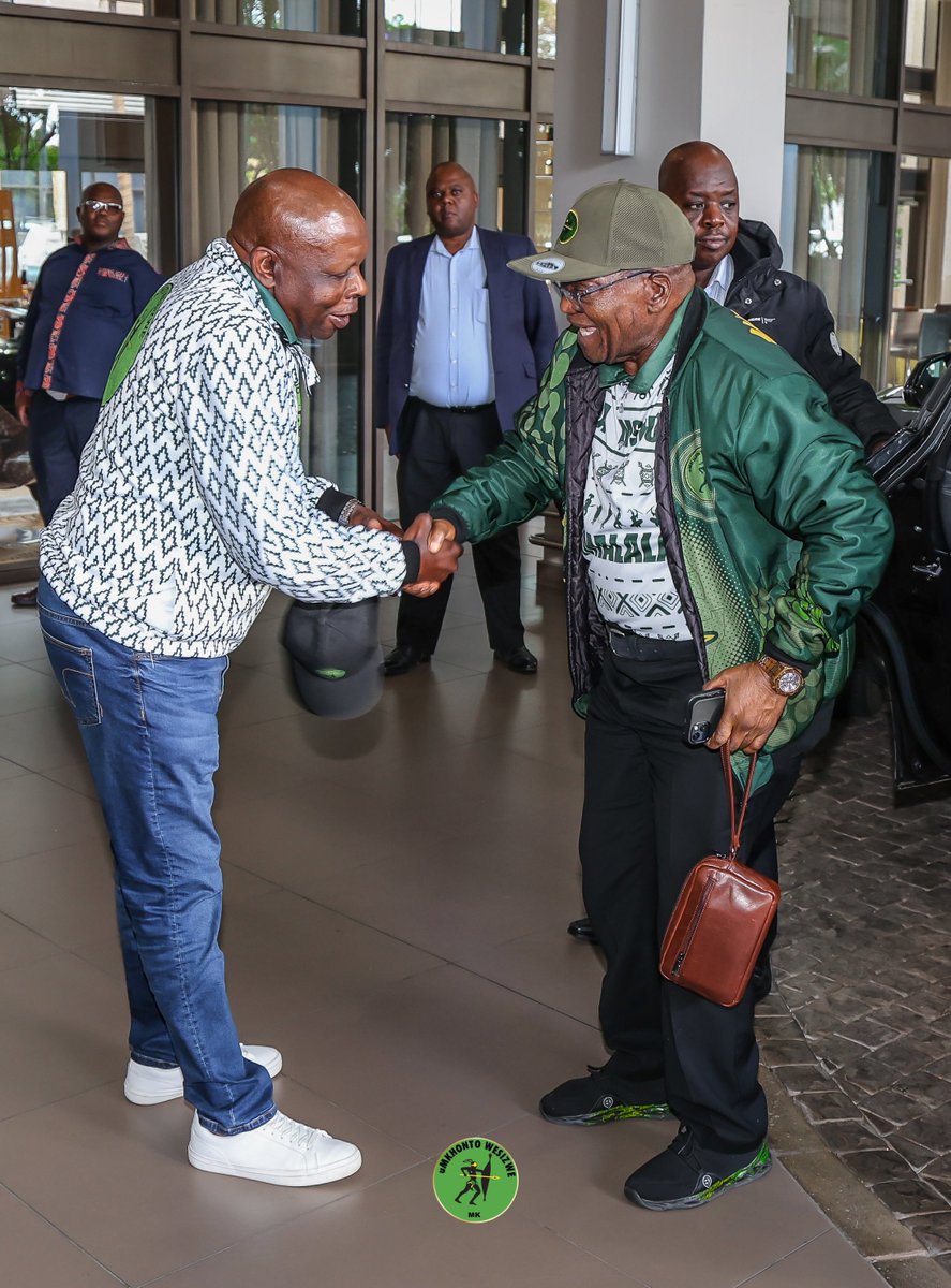 MKParliament's tweet photo. Today at a glance: Commander General H.E President Jacob Zuma led Day 2 of the uMkhonto weSizwe Party’s Members of Parliament’s Strategic Session. 

#GwazaMkhontoGwaza #LGE2026 #FightOrSubmit #VivaMK! #JikijelaMkhontoJikijela https://t.co/NTIzfnejR7