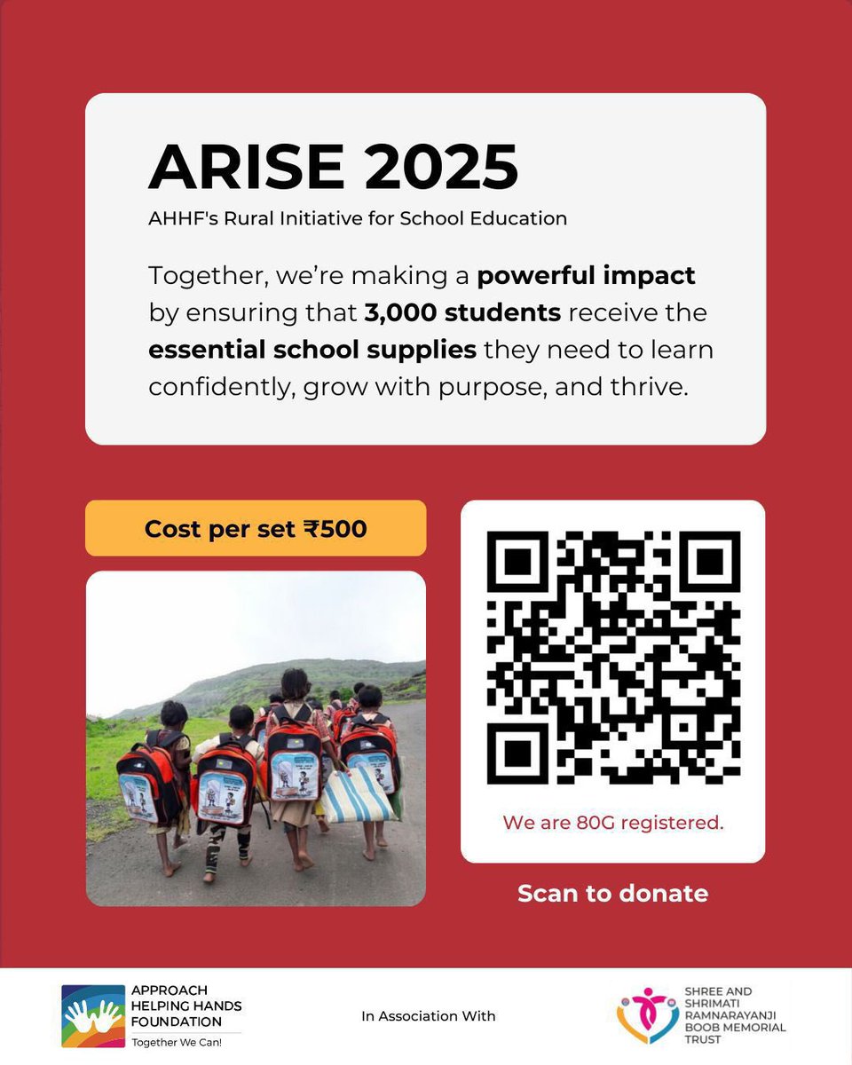 approachhhf's tweet photo. Hi all !

Let’s support their education by sponsoring atleast one kit per head, this time, for the 8th time.😍

#TogetherWeCan👫🌈 https://t.co/rGQ3XSJwSk