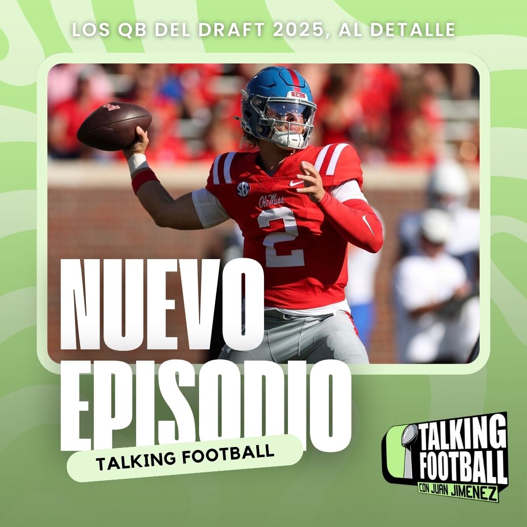 El Capologist Podcast (@elcapologist) on Twitter photo 🎙️💥 ¡Nuevo podcast de 'Talking Football'!
𝐋𝐨𝐬 𝐐𝐁 𝐝𝐞𝐥 𝐃𝐫𝐚𝐟𝐭, 𝐚𝐥 𝐝𝐞𝐭𝐚𝐥𝐥𝐞
<a href="/TheQbNerd/">Juan Jiménez</a> analiza a 10 de los mejores quarterbacks de la clase con sus puntos fuertes y débiles antes de llegar a la #NFL
🟠 ivoox.com/talking-footba…
🟢 open.spotify.com/episode/2fPKwi… 🎙️💥 ¡Nuevo podcast de 'Talking Football'!
𝐋𝐨𝐬 𝐐𝐁 𝐝𝐞𝐥 𝐃𝐫𝐚𝐟𝐭, 𝐚𝐥 𝐝𝐞𝐭𝐚𝐥𝐥𝐞
<a href="/TheQbNerd/">Juan Jiménez</a> analiza a 10 de los mejores quarterbacks de la clase con sus puntos fuertes y débiles antes de llegar a la #NFL
🟠 ivoox.com/talking-footba…
🟢 open.spotify.com/episode/2fPKwi…
