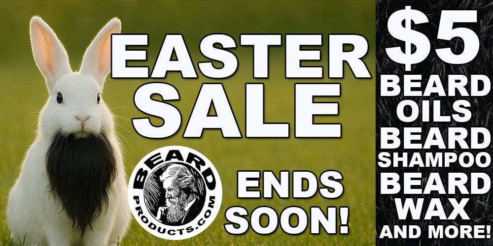Last Chance to Get these Rare Deals before our prices go up! Easter Sale Save on All #beardproducts 🐰 $5 Beard Oils 🐰 $5 Beard Shampoos and more! While Supplies Last Ends Very Soon!!
BeardProducts.com