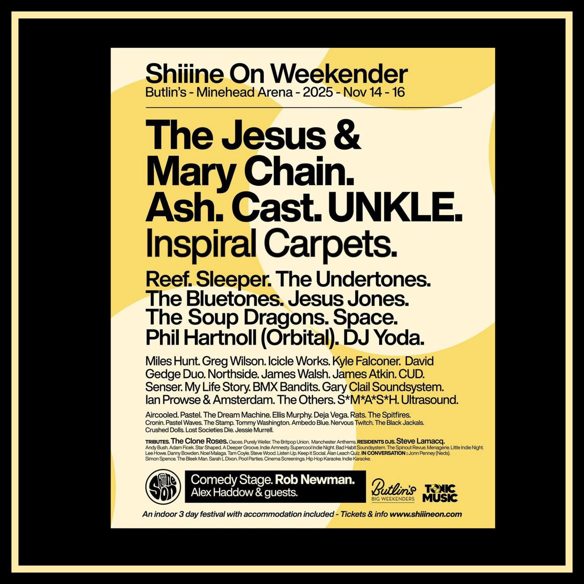 itsdeaddeadgood's tweet image. Great to see the @ShiiineOn_ Minehead 10th Anniversary is now ON SALE &amp;amp;thrilled to confirm that NORTHSIDE return on the Sunday evening 🙂🙂🙂

@NORTHSIDE___  • @Dermo___ • @ShiiineOn_ • #northside • #minehead • #shiiineonweekender • #weekender
