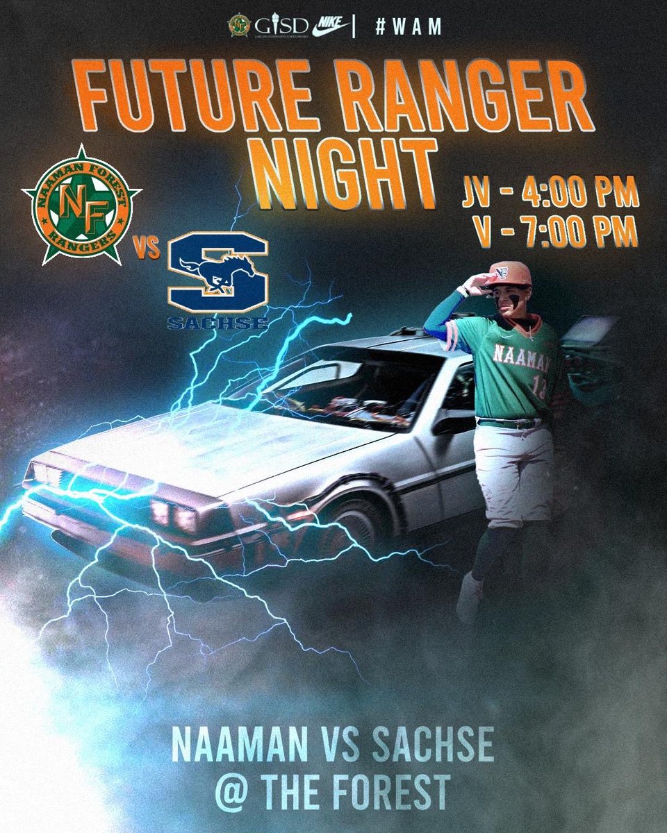 Game Night ⚾️ 
NF vs Sachse.. Let’s go!!!!!

All Future Naaman Rangers, stop by the concessions for a free 🍧 Thanks to Sachse <a href="/bahamabucks/">Bahama Buck's</a> for sponsoring. Limited qty!