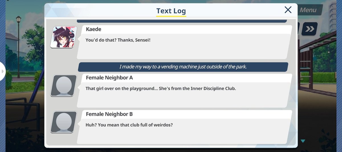 Just read Kaede's momotalk and found someone to talk about their club is full of weirdos???
What do you mean? 😡😡😡