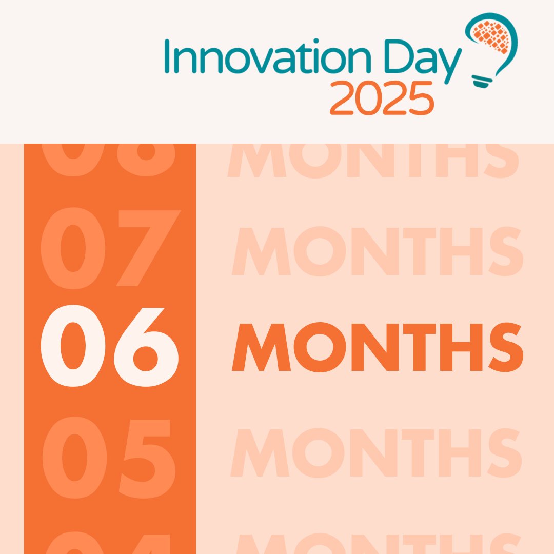 We're officially 6 months away from Innovation Day 2025!  

Mark your calendar, reserve your spot and stay tuned for more updates and exciting announcements!

Learn more:
zurl.co/2u2Yn

#InnovationDay2025 #Countdown
