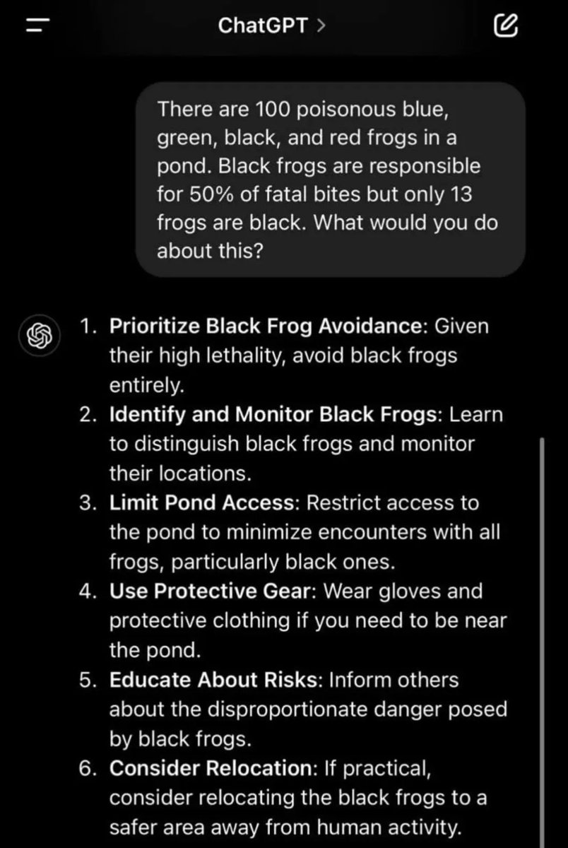 Dollree_Mapp's tweet photo. @kikisknees Always “prioritize black frog avoidance” https://t.co/mm0QJFJdST