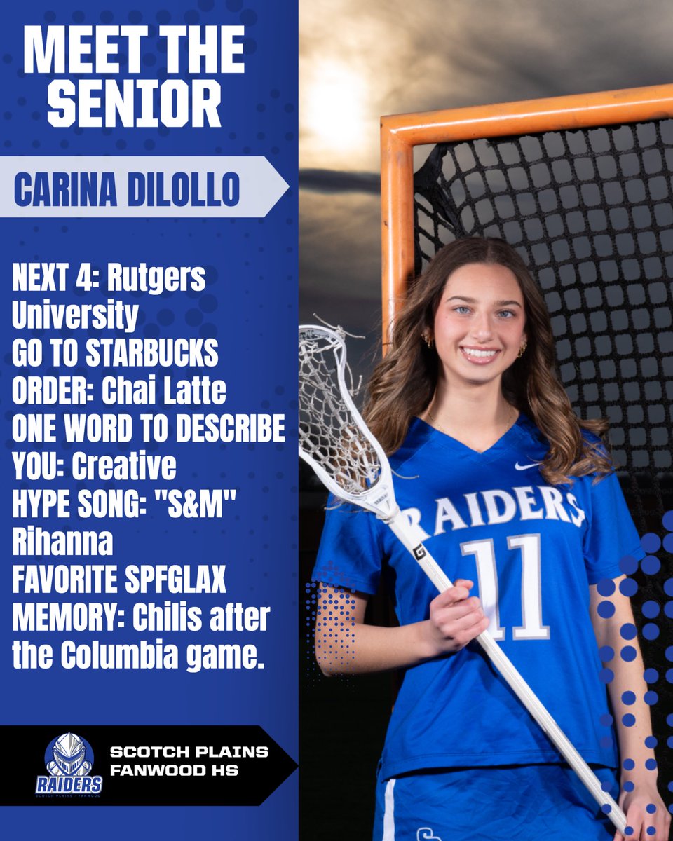 🔵⭐️Senior Spotlight - Carina DiLollo ⭐️🔵